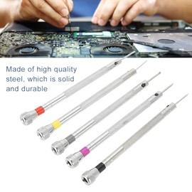 Juego de Destornilladores para Joyera, Kit de Herramientas de Reparacin de Gafas, Destornilladores Ranurados de Precisin 5 uds Juego                  