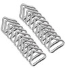 Abiphop 20PCS Trampoline Triangle Buckle Stainless Steel Triangle Ring Buckle