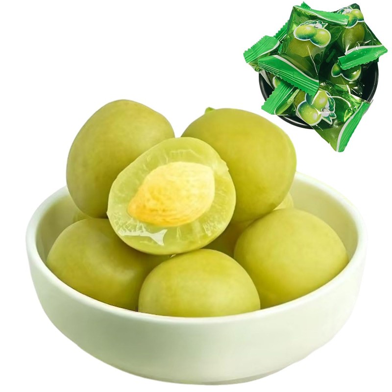 Crisp Green Plum Plums7.05OZ, green plum Dried Fruit,refreshing plum