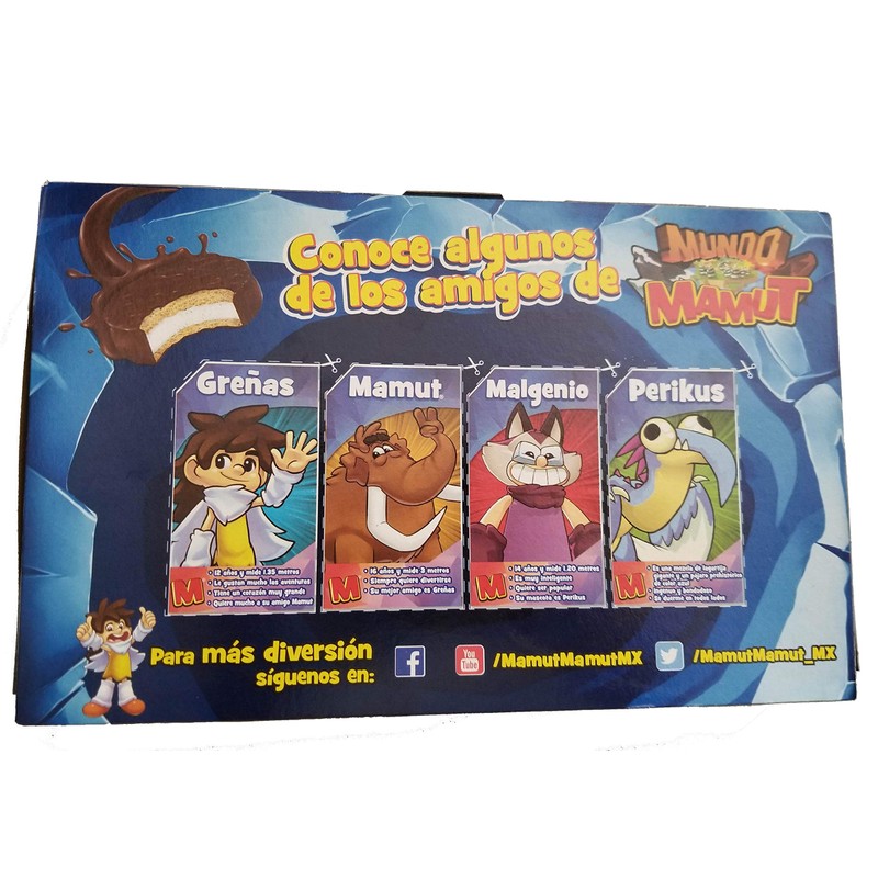 Gamesa Mamut. Irresistible Mexican Cookie/candy. Marshmallow Filled & Chocolate Cover.