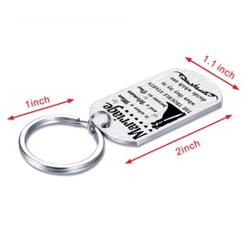 Alotozo Bridal Shower Gifts for Bride - Bachelorette Gift for Bride Her - Funny Wedding Keyring for Bride to Be