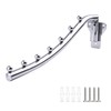 Folding Wall Mounted Clothes Hanger Rack, Stainless Steel Garment Hooks