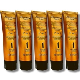 Bostina The Plus Hair Dye 110ml 5pcs Natural Brown / 보스티나 더 플러스 염모제 110ml 5개 내추럴 브라운
