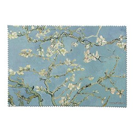 Van Gogh Microfibre Glasses Cleaning Cloth Almond Blossom