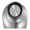 cilio Deluxe Insulated Drinking Bottle, Stainless Steel Thermal Flask, 360°