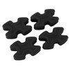 4pcs Bow Limb Dampener Wear Resistant Rubber Reducing Noise Vibration