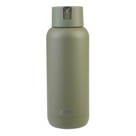 Oasis Ceramic Lined Stainless Steel Triple Wall Insulated 'Moda' Drink Bottle 1 Litre - Olive Green