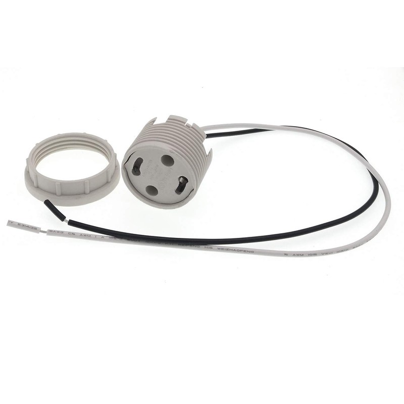 Gu24 Base Socket with Bracket,TWDRTDD Bi-Pin (GU24) Base Twist and