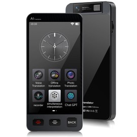 Office Language Translator Device, M80 Instant Translation with 142 Languages, Portable Online/Offline Two Way Real-Time Voice/Photo Translator for Business Learning Travel