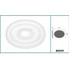 HEXIM Perfect Stucco rosette made of PU hard foam -