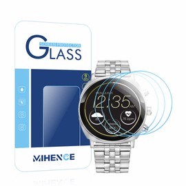 MIHENCE Compatible for Citizen CZ Smart Gen 2 41MM Screen Protector, 9H Anti-Scratch Tempered Glass Protective Film for CZ Smart Gen 2 41MM Unisex Casual Smartwatch (3PCS)
