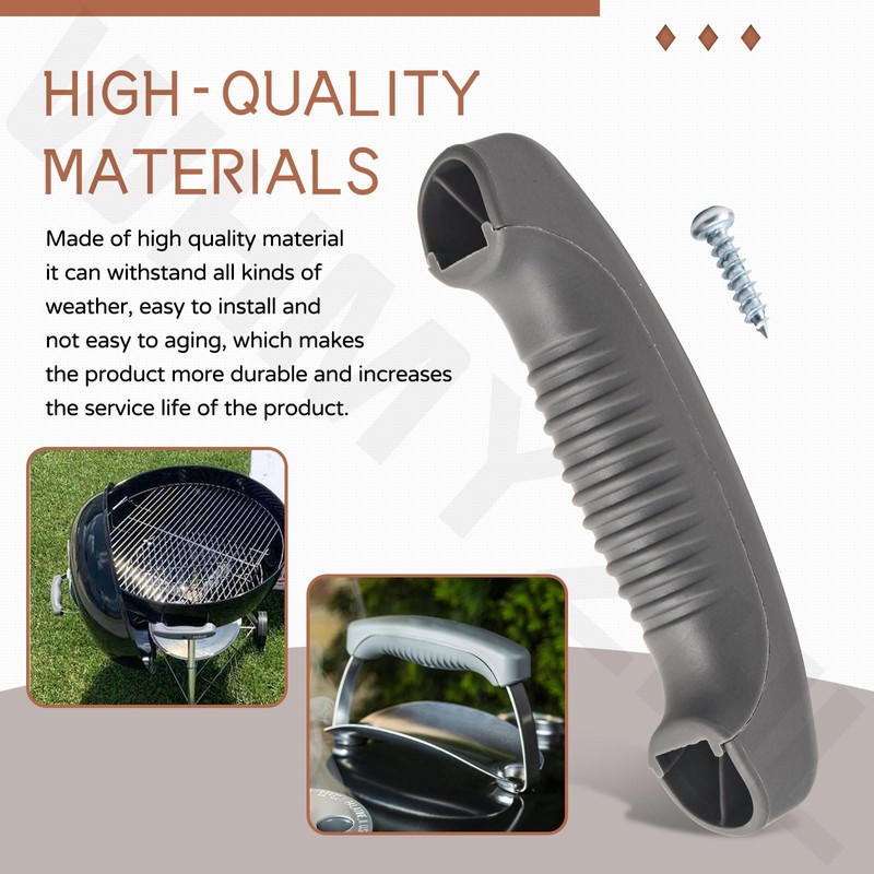 WHMYZHL 80671 Charcoal Grill Lid Handle for Weber 18” 22”