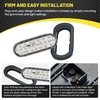 Oyviny 6 Inch Oval White LED Trailer Tail Lights with