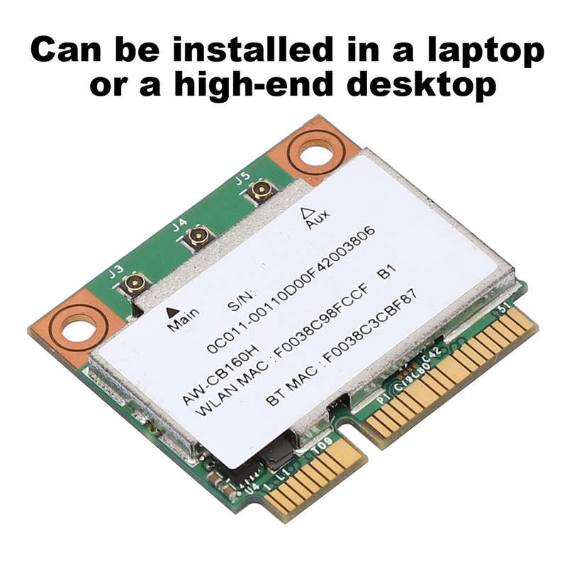 Network Card Gigabit AC1300M MINI PCI E Interface Support for