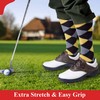Rozgul 6 Pairs Men's knee High Golf Design Argyle Rich