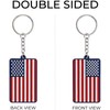 Great 1 Products PVC American Flag Keychain
