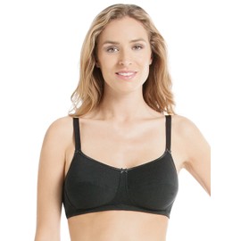Anita Allie 5301X Denture Bra Pack of 2 Sizes 70-95 A-E, Black/Skin