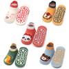 JinBei Baby Stopper Socks 5 Pairs Cotton ABS Non-Slip Socks