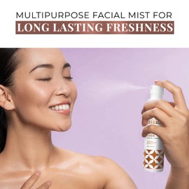 Just Herbs Long Stay Non Sticky Makeup Fixer, Setting Spray for Face Makeup with Aloevera and Green Tea 100 ml