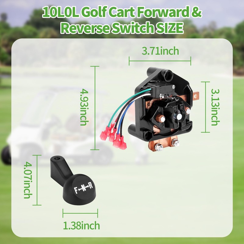 10L0L Golf Cart Forward and Reverse Switch Assembly with Shift