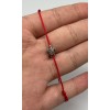 Elephant Turtle Red String Adjustable Bracelet Silver Plated Pack of