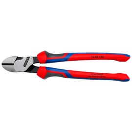 KNIPEX High Leverage Diagonal Cutter with Comfort Handles 250 mm, 74 02 250