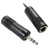 keepdrum ADA074 Jack Adaptor 6.35 mm Female to 3.5 mm
