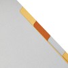 A5 Metallic 6 blank tabs index