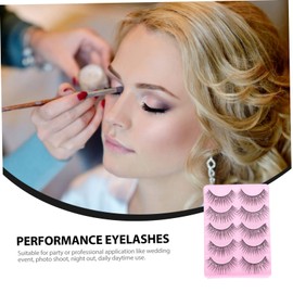 Healeved Faux Eyelashes Rhinestones Dramatic and Chic Eye Makeup for Stage Cosplay Parties Soft Lightweight Artificial Lashes for Stunning Looks