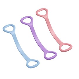 Figure 8 Resistance Band for Women, Elastic Chest Expander Stretch Band, Open Back Tension Rope, Home Fitness Yoga Pull Rope for Back, Shoulder and Arm Training