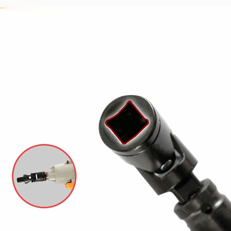 rflaueo 3pcs Swivel Socket Set Impact Universal Joint Socket Set