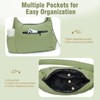 Nylon Crossbody Bags for Women Large Hobo Bag Green Designer