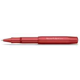 Kaweco AL SPORT Gel/Ballpoint Pen Deep Red I Pen Including 0.7 mm Rollerball Pen Refill in Classic Design with Ceramic Ball I Premium Aluminium Gel Roller 13 cm