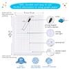 Simply Magic 12 Pack Double-Sided Dry Erase Graph Lap Boards