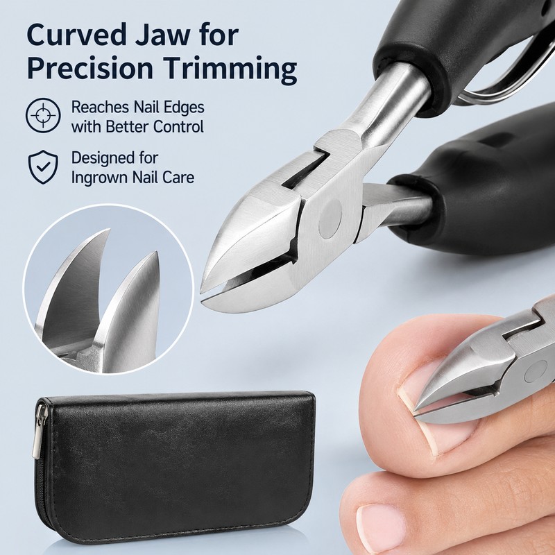 7-Piece Ingrown Toenail Tool Kit for Home Nail Care –