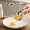 Sretanj Egg Yolk Separator，Egg Separator for Raw Eggs,Food Grade Stainless
