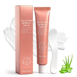Pure & Fresh Kit de Depilación Envase de 50ml, Crema Depiladora,Tratamiento para Piernas, Brazos y Rostro, Apto para Todos los Tipos de Piel, Equipado con Cuchara de Raspado