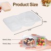 LIUCONGBD Pack of 30 Reusable Snack Pack Containers with Lids,