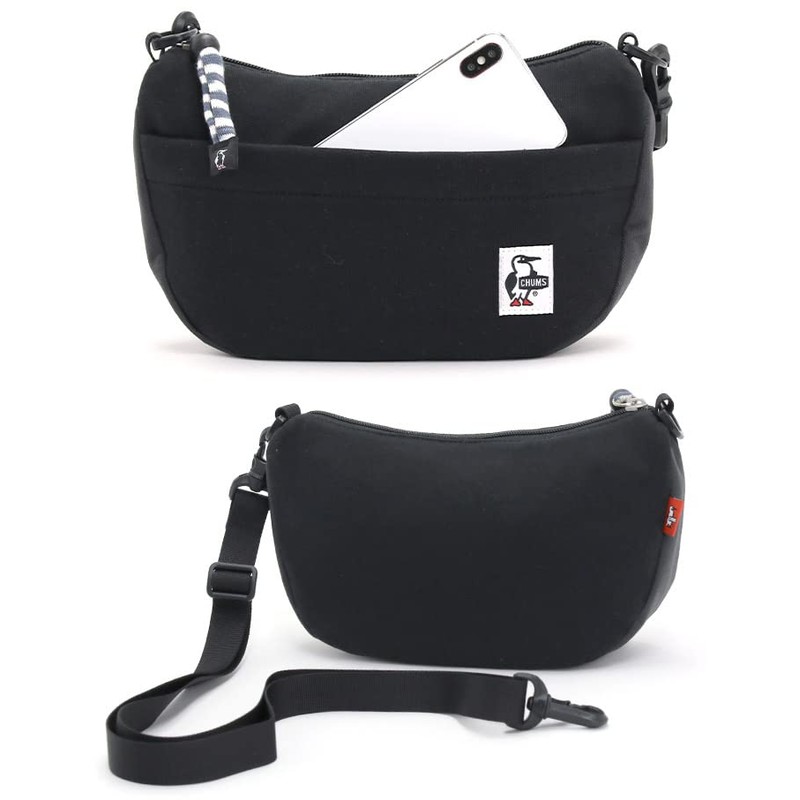 Chums Shoulder Bag, Mini Banana Shoulder, Sweat, Nylon, black /