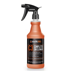 Suds Lab C3 Complete Car Cleaner, Multipurpose Car Wash Solution for Interior and Exterior Cleaning, Spray for Automotive Detailing, 32 oz