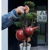 Ceramic Wine Gourd with Strap - Traditional Chinese Portable Beverage