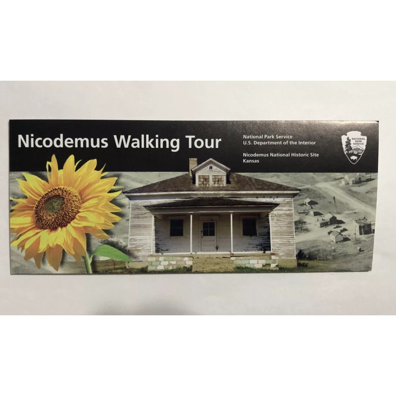 Nicodemus National Historic Site Park Unigrid Brochure +Walk Tour NEWEST