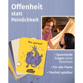 Gift Idea for Weddings - PaarMinuten Bettgeflüster - 53 playful conversation impulses for couples and parents, question game about intimacy and closeness for two couples moments ... (C) BETTGEflüster