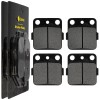 Caltric Front Brake Pads for Honda TRX250EX Sportrax 250 Ex