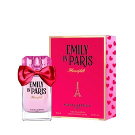 Michel Germain Emily in Paris Heartfelt Eau de Parfum Fragrance Spray, Feminine Gourmand Scent, Top Notes of Strawberry, Women's Perfume, 1 Fl Oz