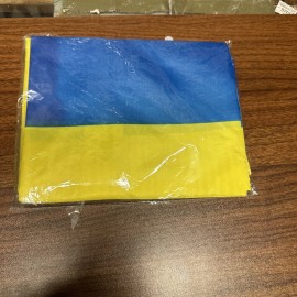 SHATCHI Large Ukraine Flag 5X3FT Ukrainian Sporting Events Banners Football Fan Support