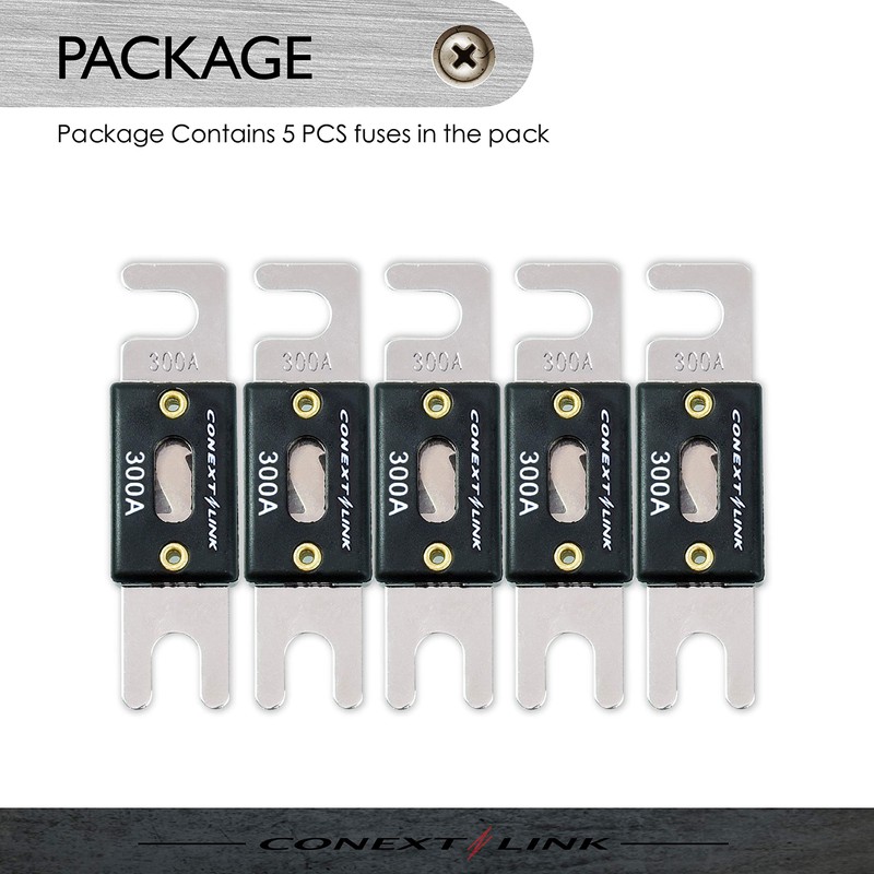 Conext Link ANL300-5 Nickel 300 Amp ANL Fuse 5 Pack