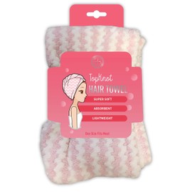 Evriholder Topknot - Toalla para el pelo, color rosa