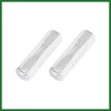 Motoforti 100 Pcs White 8A Car Fuse Tube Universal 25x6x5mm