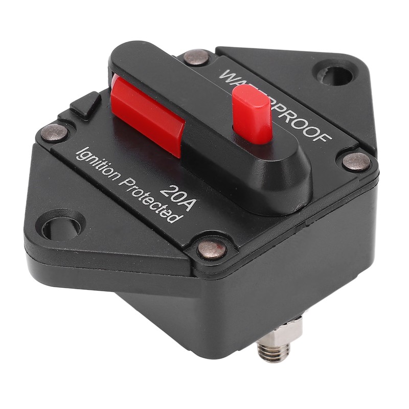 DC 32V Circuit Breaker with Switch Manual Reset Waterproof for